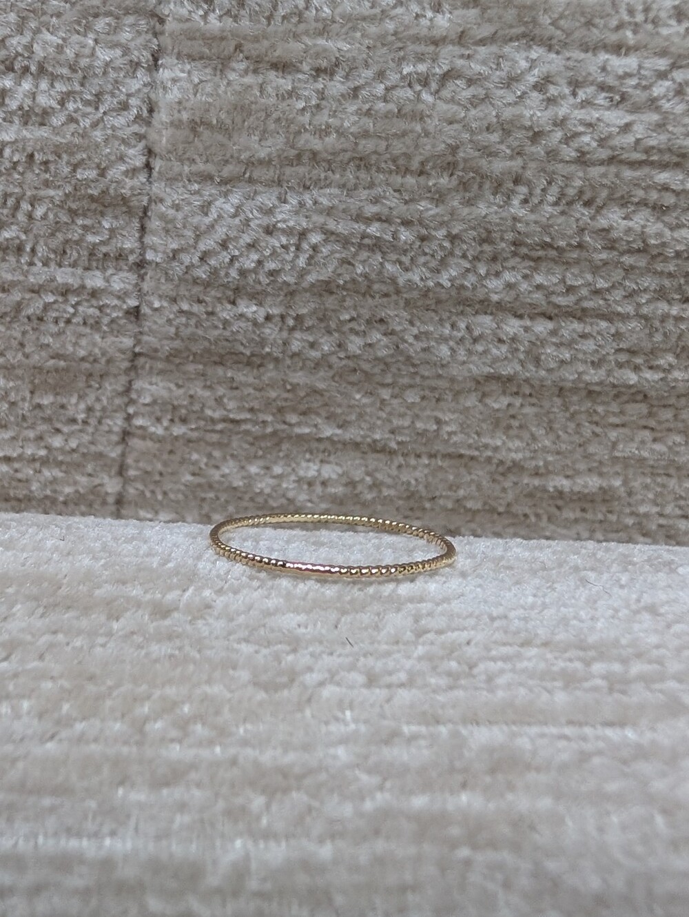 Catbird Twisted Stacker Ring, 14K Gold, Size 7 - Picture 3 of 8